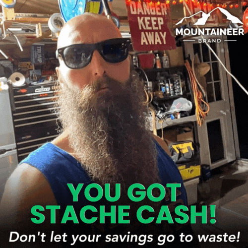 🧔You've Got Stache Cash! Use your reward points to complete your