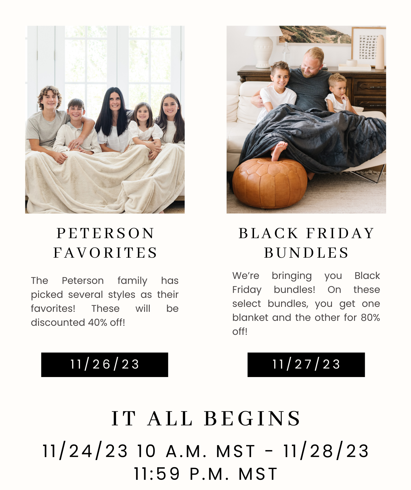 We've got BIG PLANS for Black Friday! 🖤 Saranoni