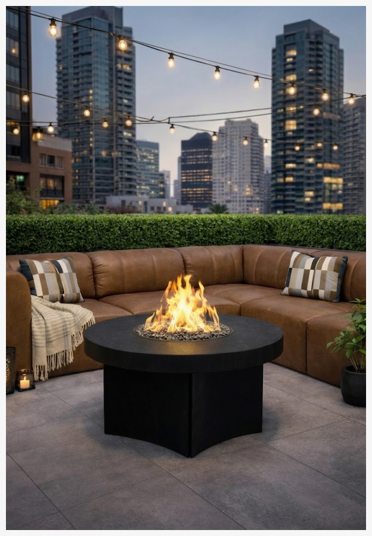 Oriflamme Blackstone Gas Fire Table