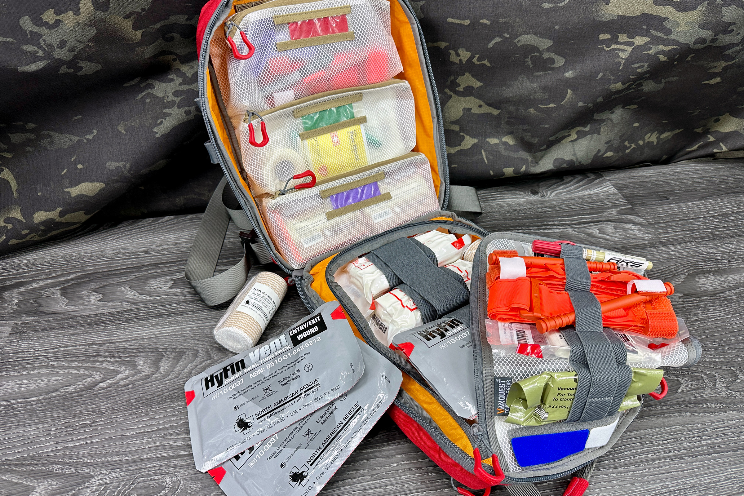 FATPack-Pro Large Backpack with trauma medical loadout.