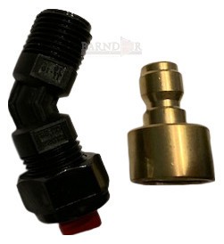 FlowZone Quick-Connect to 110° TeeJet™ Nozzle Adaptor | FZAAEW
